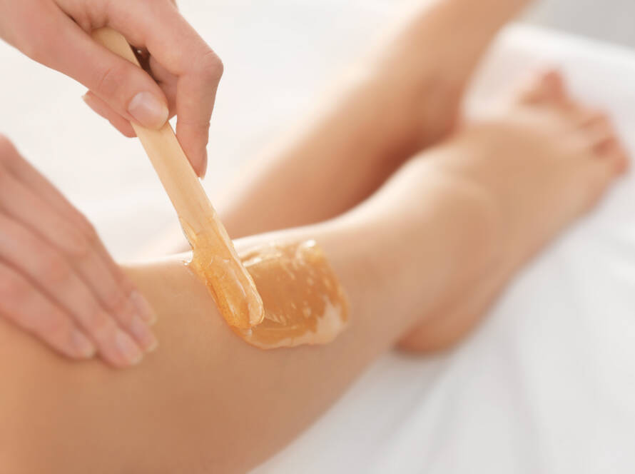 épilation des jambes